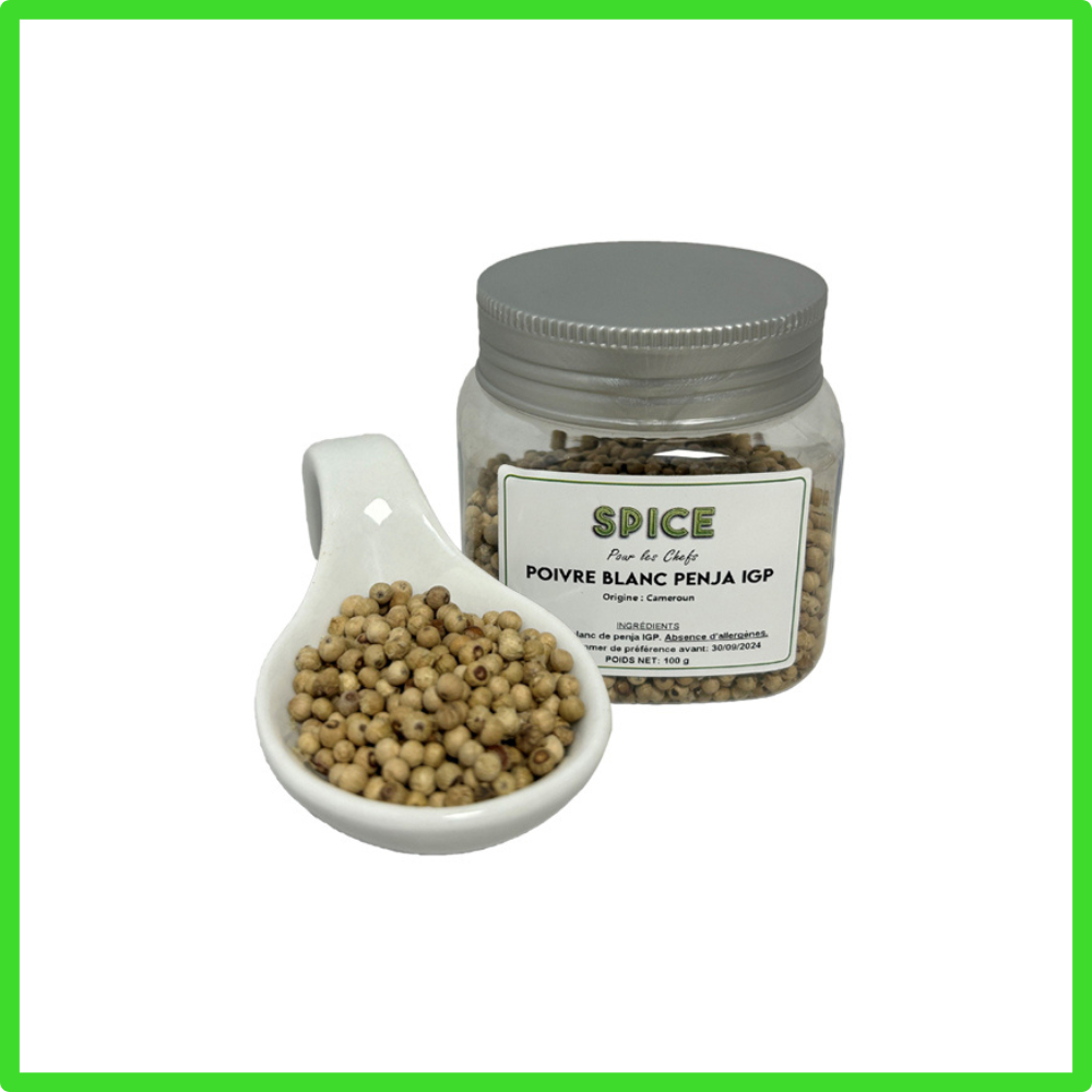 Poivre blanc Penja IGP (100g) Poivre blanc Penja IGP (100g) – Image 1