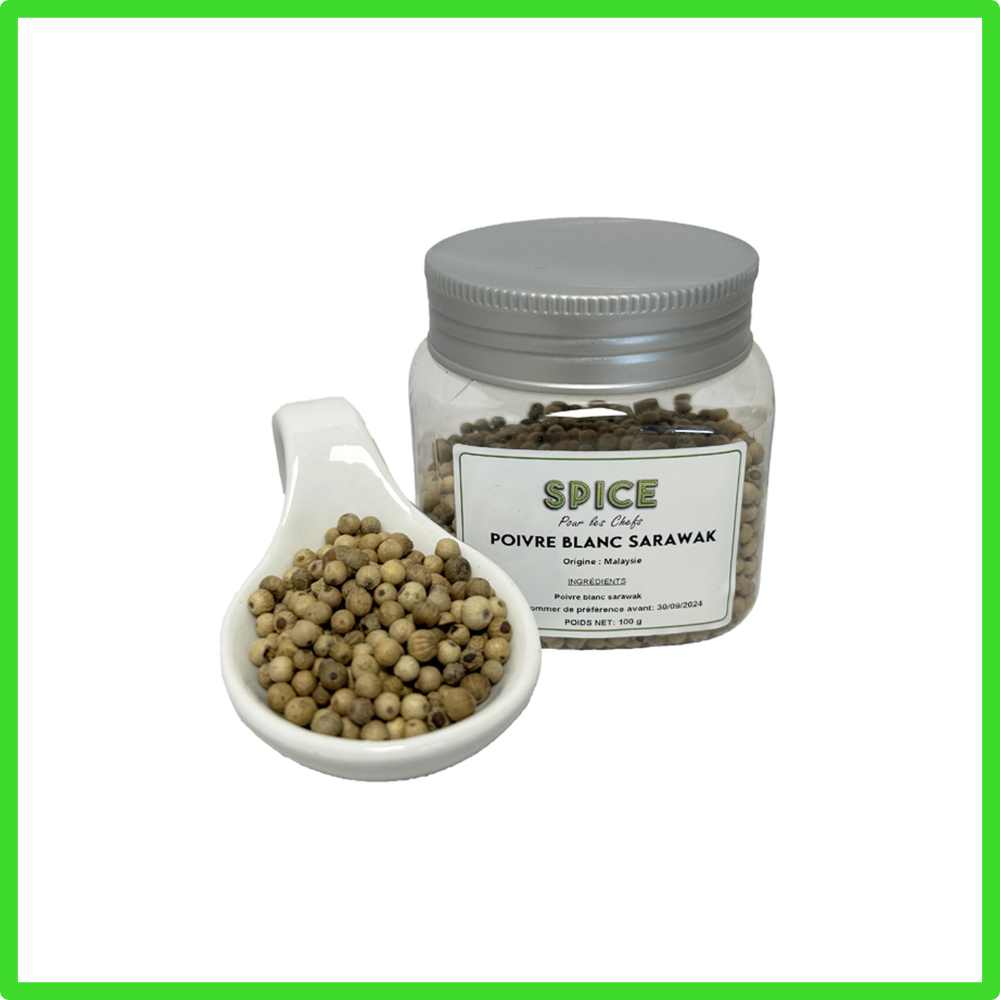 Poivre blanc Sarawak (100g) Poivre blanc Sarawak (100g) – Image 1
