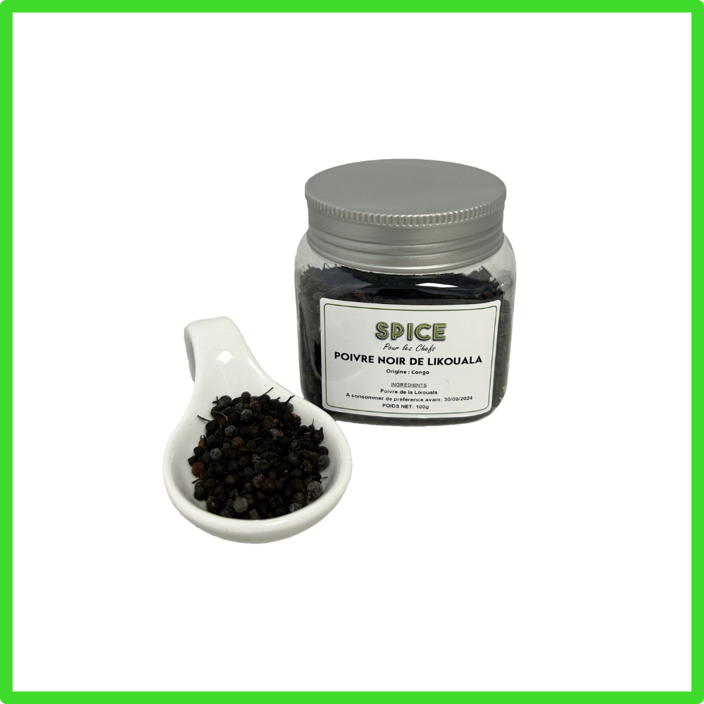 Poivre noir Likouala (100g) Poivre noir Likouala (100g) – Image 1